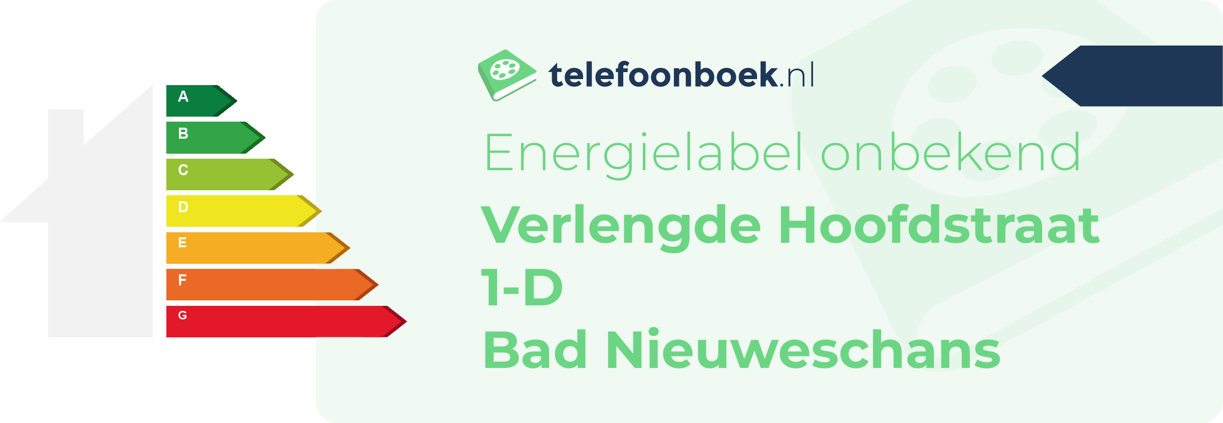 Energielabel Verlengde Hoofdstraat 1-D Bad Nieuweschans