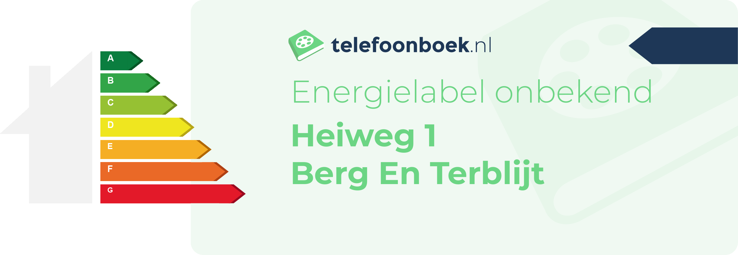 Energielabel Heiweg 1 Berg En Terblijt