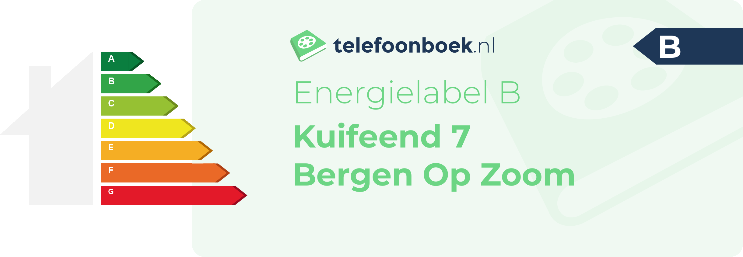 Energielabel Kuifeend 7 Bergen Op Zoom