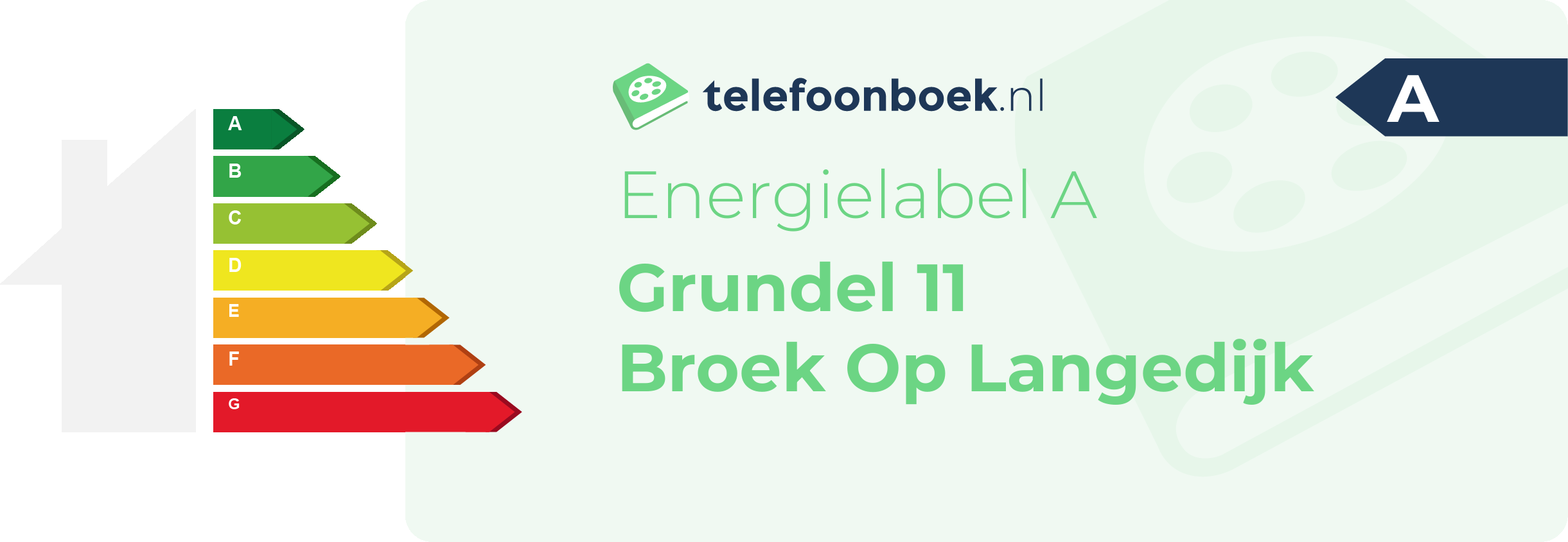 Energielabel Grundel 11 Broek Op Langedijk