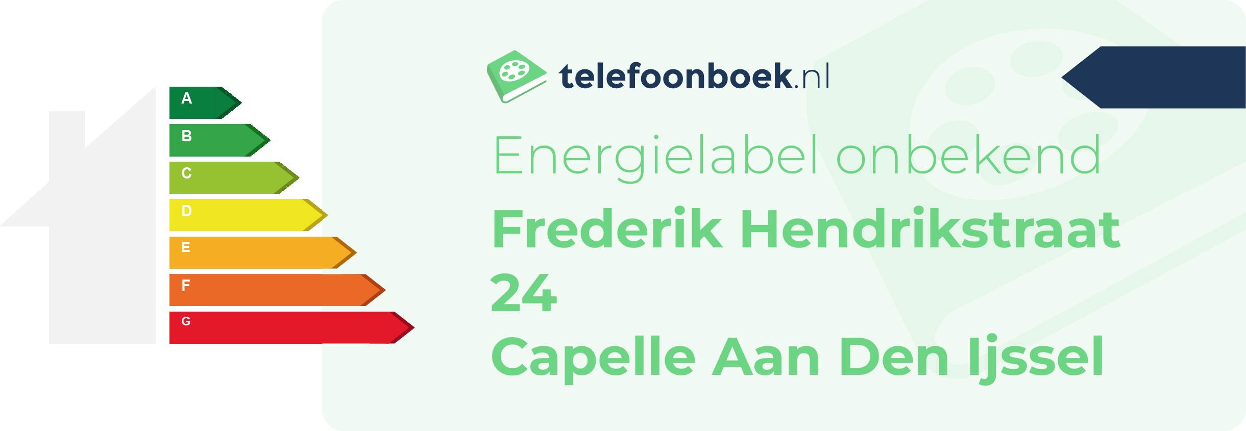 Energielabel Frederik Hendrikstraat 24 Capelle Aan Den Ijssel