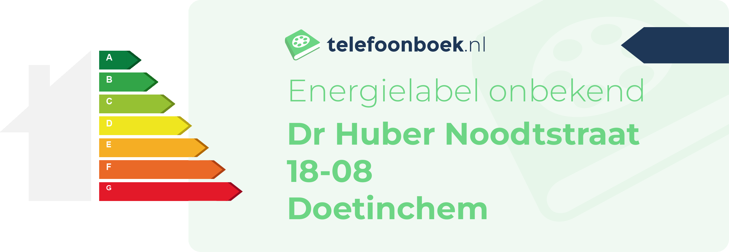 Energielabel Dr Huber Noodtstraat 18-08 Doetinchem