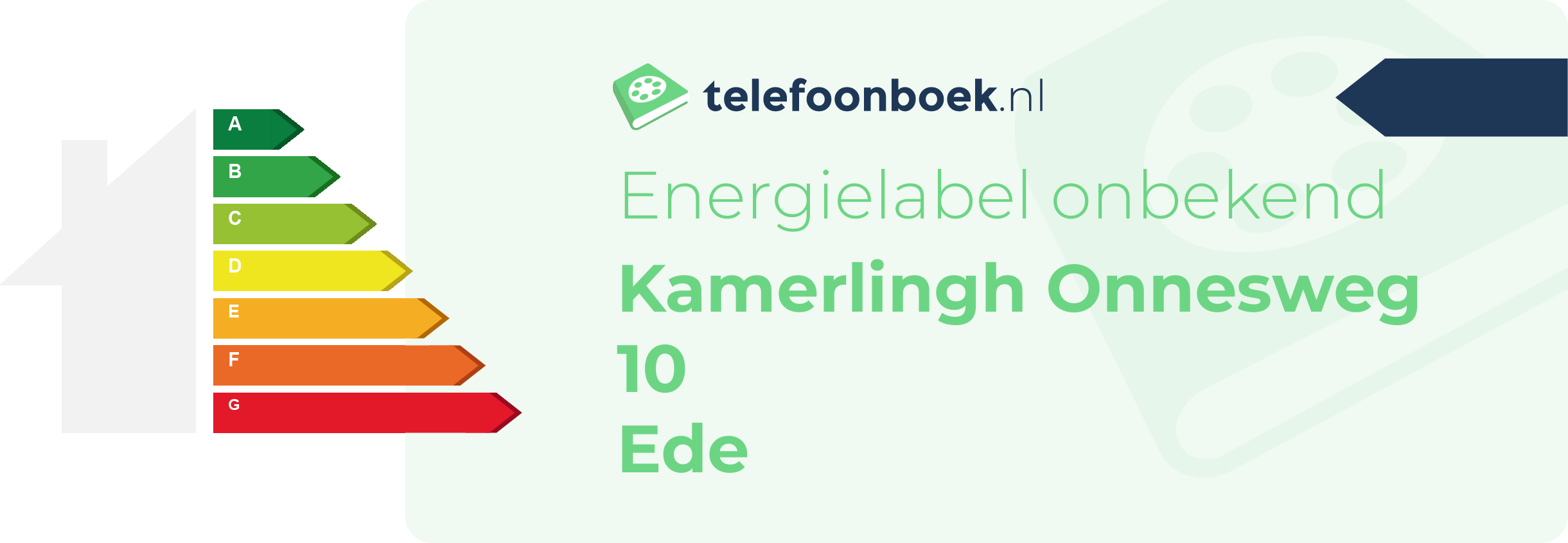 Energielabel Kamerlingh Onnesweg 10 Ede