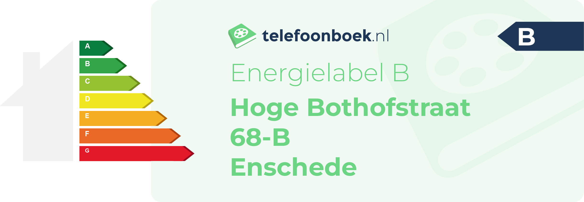 Energielabel Hoge Bothofstraat 68-B Enschede