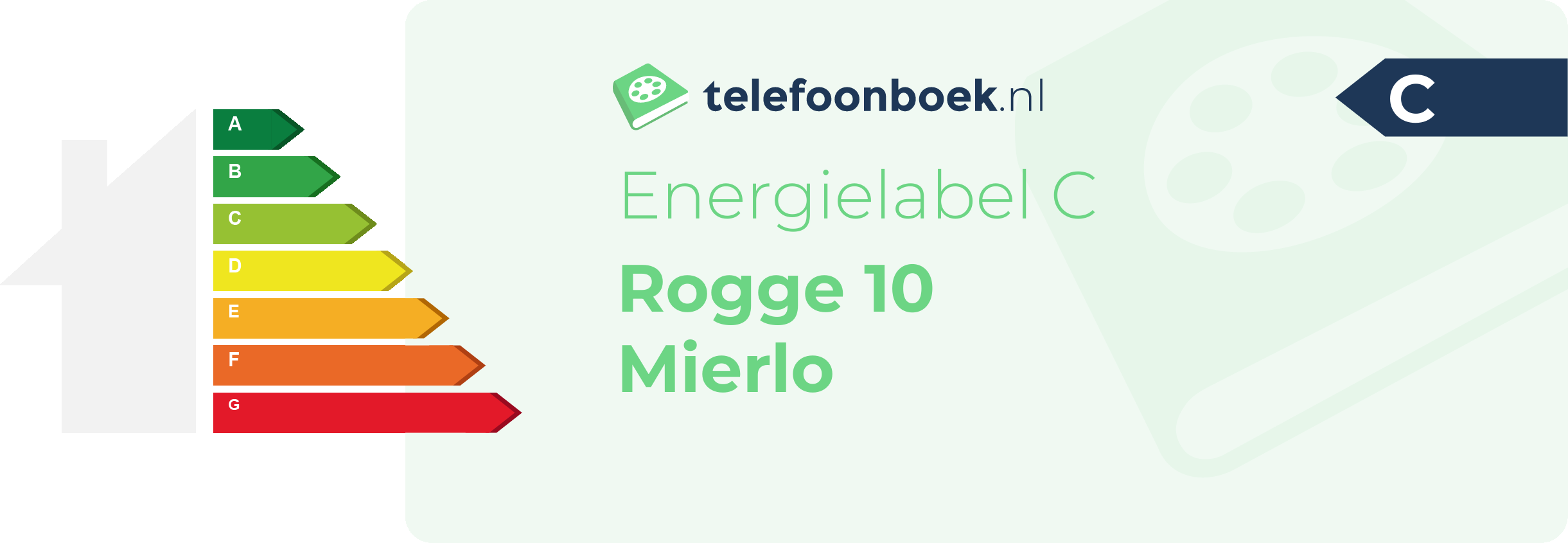 Energielabel Rogge 10 Mierlo