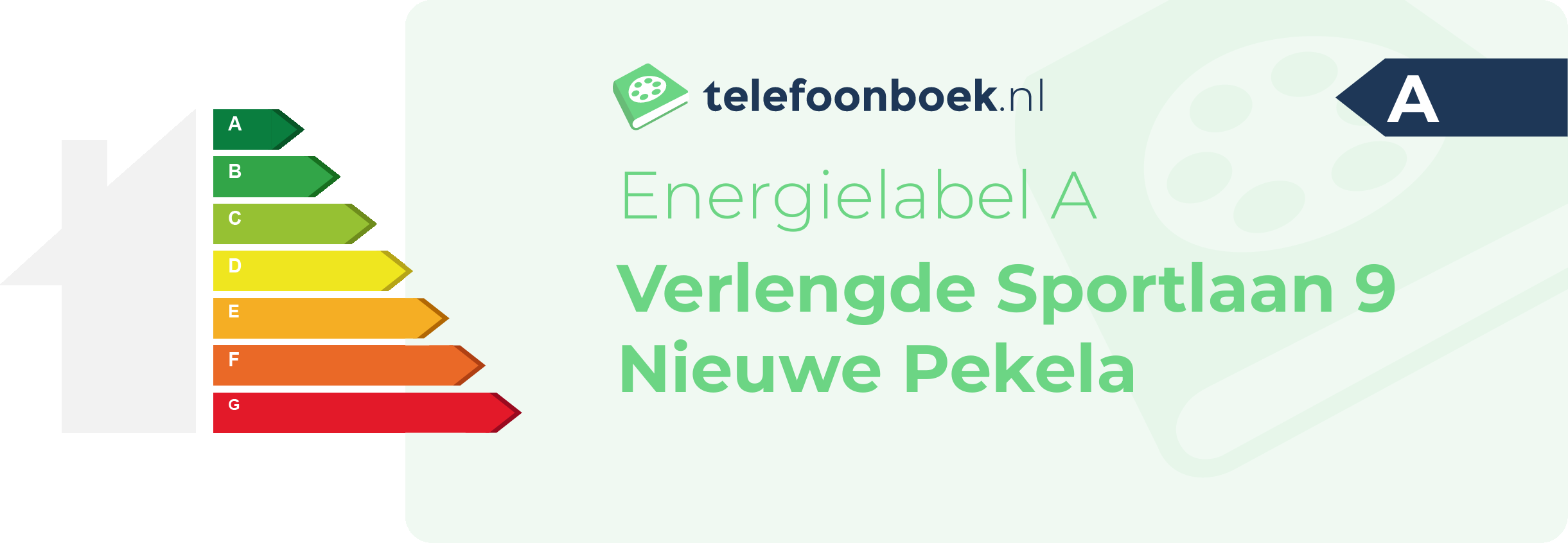 Energielabel Verlengde Sportlaan 9 Nieuwe Pekela