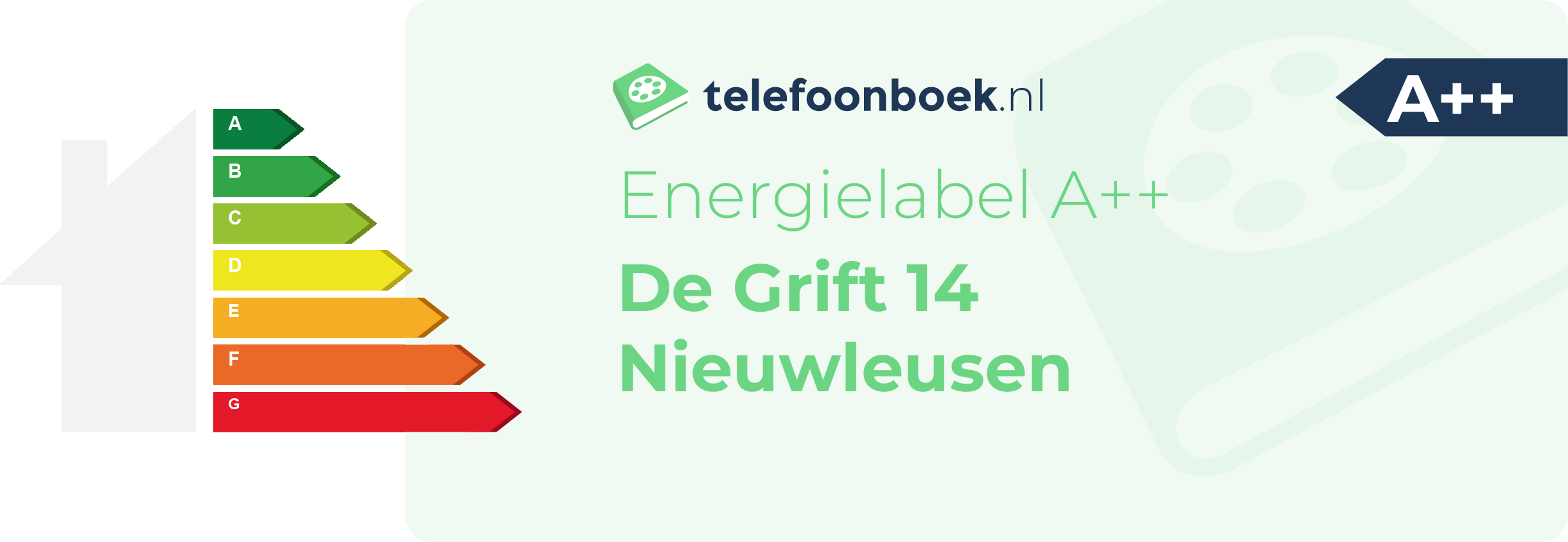 Energielabel De Grift 14 Nieuwleusen