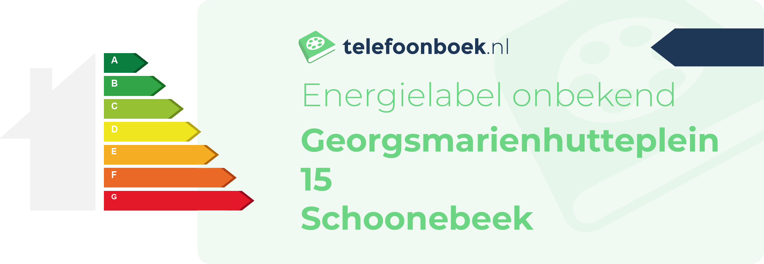 Energielabel Georgsmarienhutteplein 15 Schoonebeek