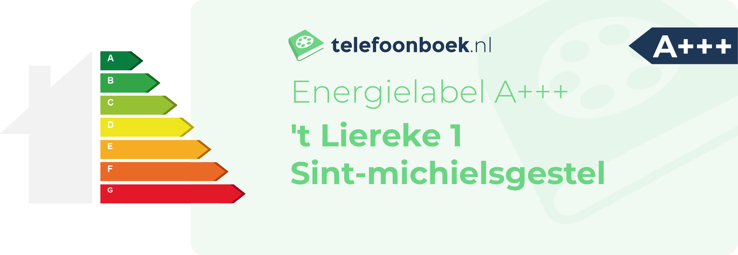 Energielabel 't Liereke 1 Sint-Michielsgestel