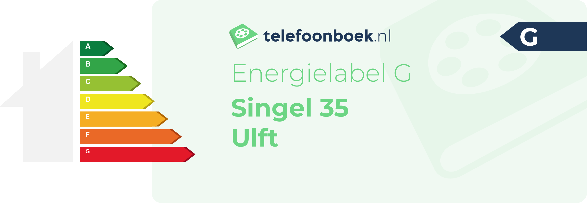 Energielabel Singel 35 Ulft