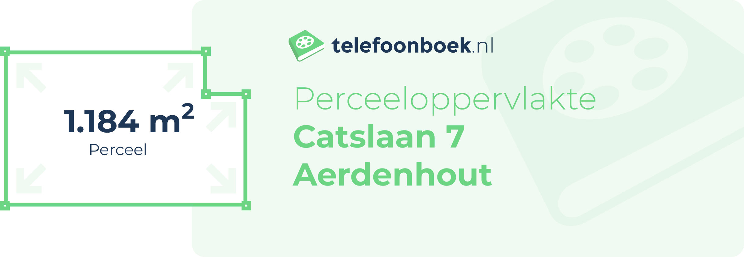 Perceeloppervlakte Catslaan 7 Aerdenhout