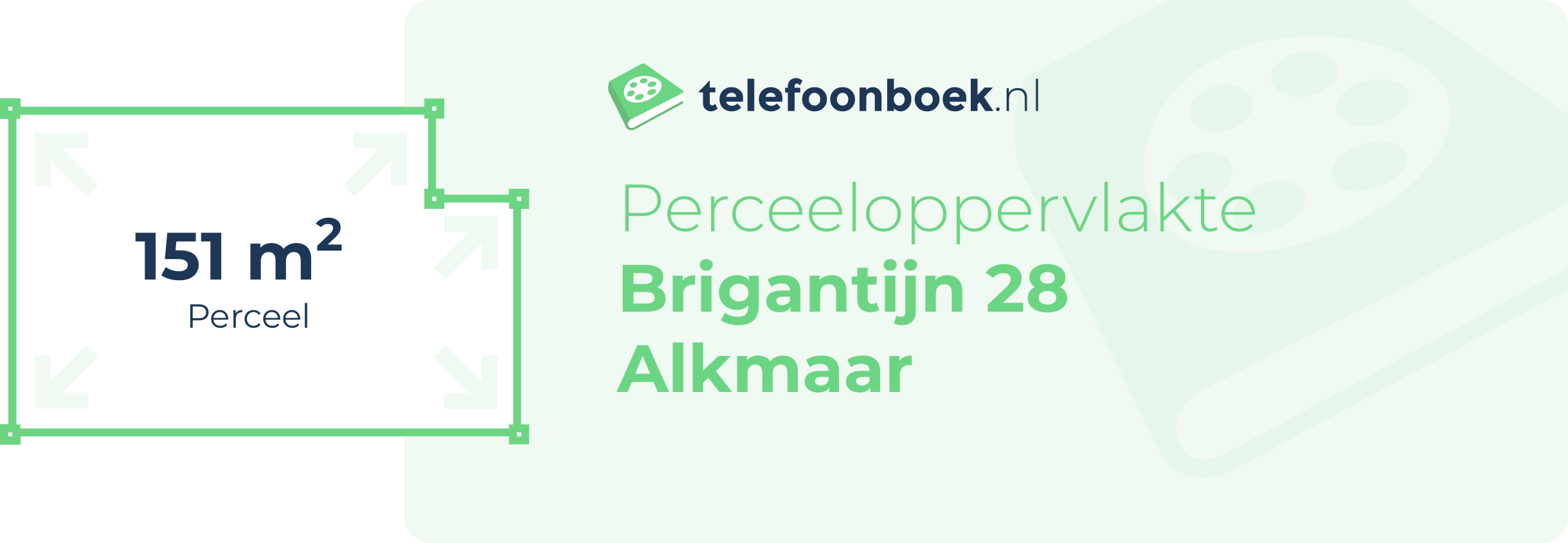 Perceeloppervlakte Brigantijn 28 Alkmaar