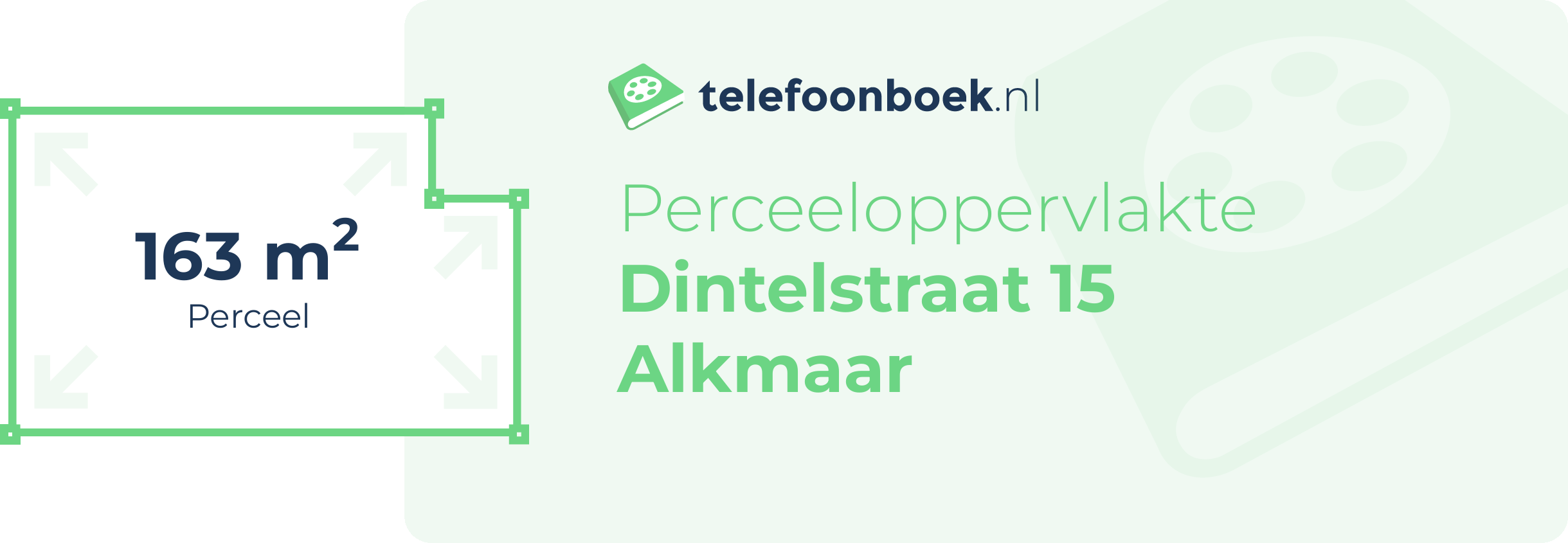 Perceeloppervlakte Dintelstraat 15 Alkmaar