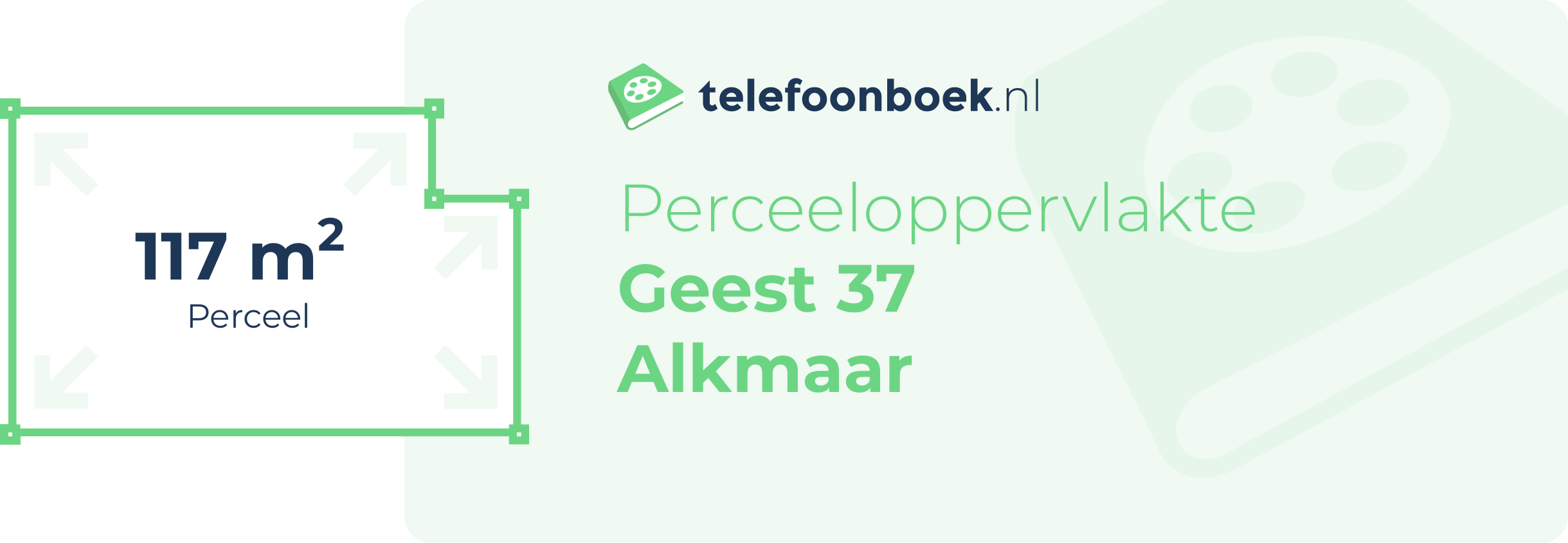 Perceeloppervlakte Geest 37 Alkmaar