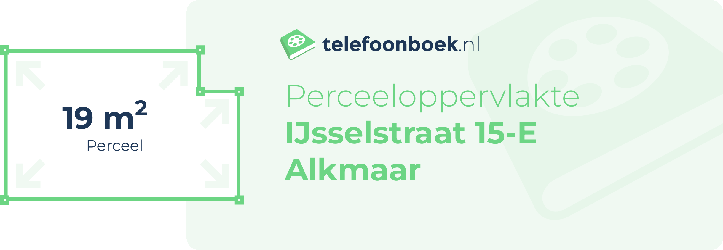 Perceeloppervlakte IJsselstraat 15-E Alkmaar