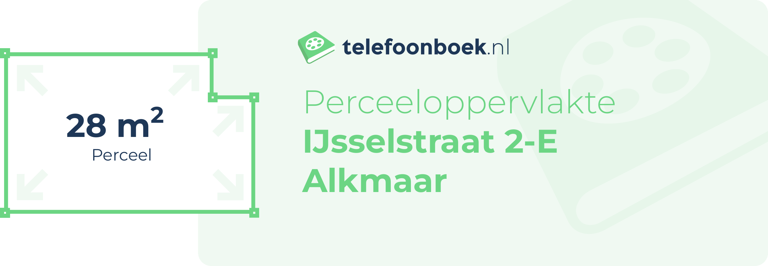 Perceeloppervlakte IJsselstraat 2-E Alkmaar