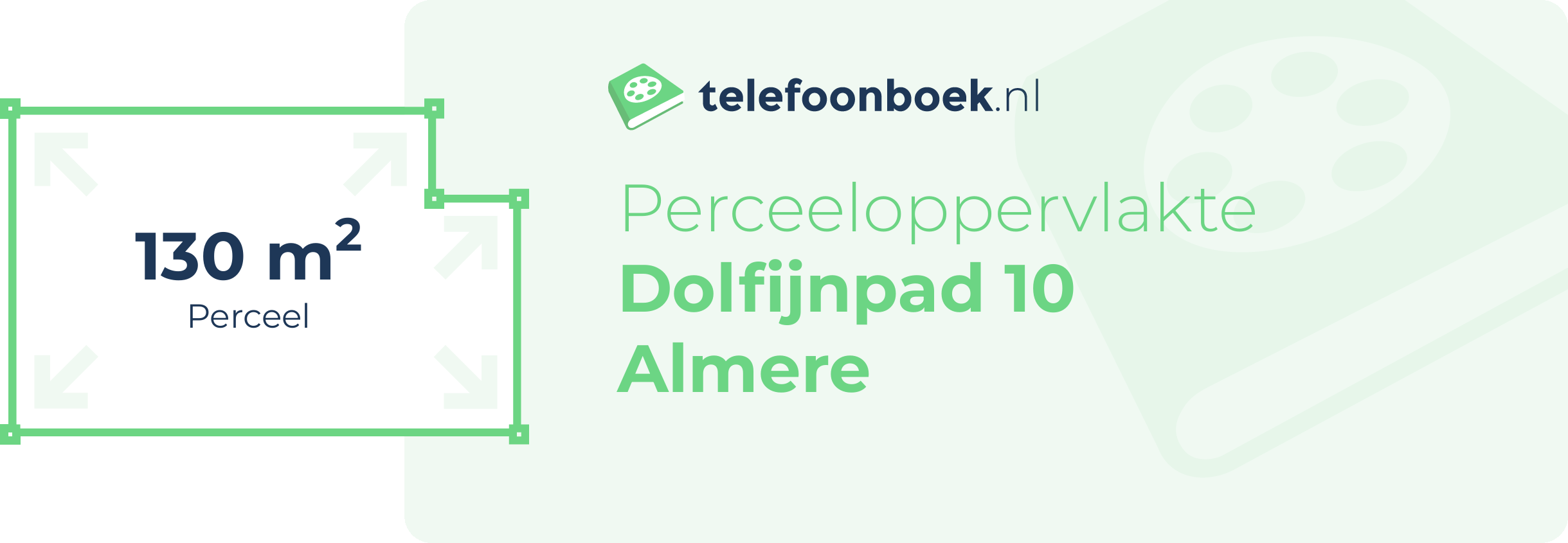 Perceeloppervlakte Dolfijnpad 10 Almere