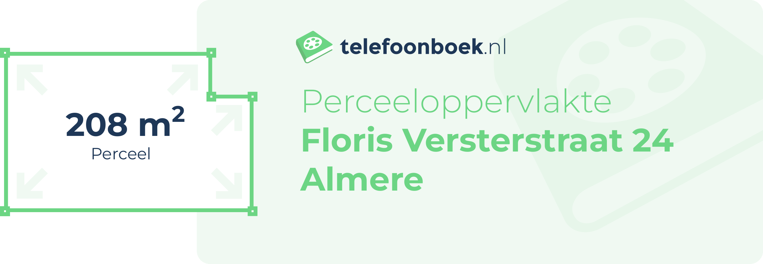 Perceeloppervlakte Floris Versterstraat 24 Almere