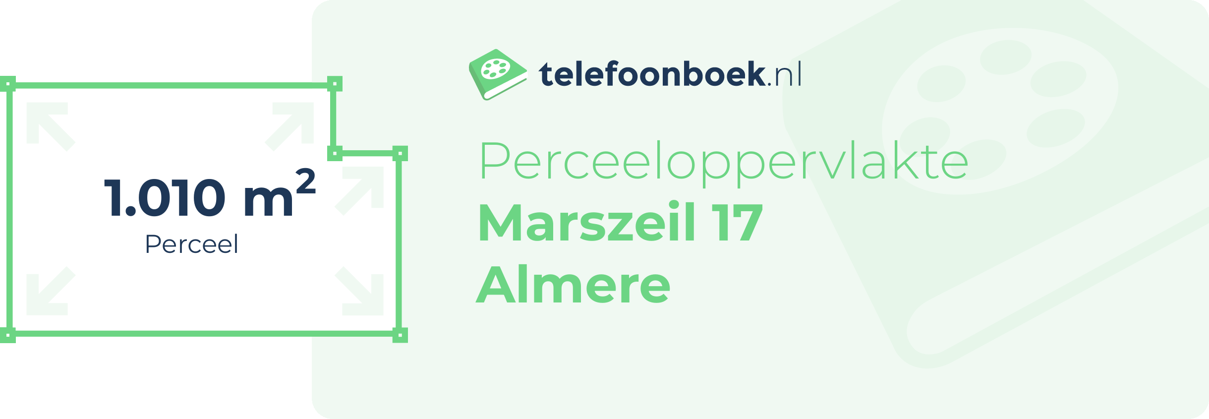 Perceeloppervlakte Marszeil 17 Almere