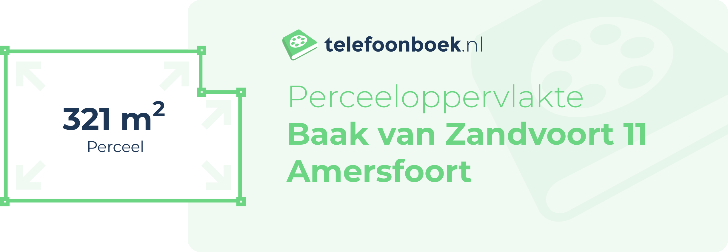 Perceeloppervlakte Baak Van Zandvoort 11 Amersfoort