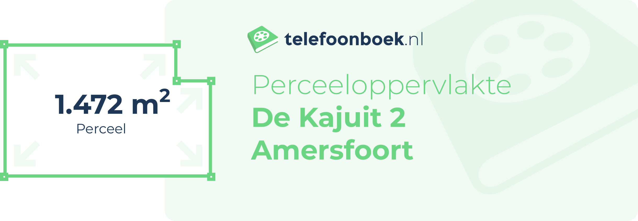 Perceeloppervlakte De Kajuit 2 Amersfoort