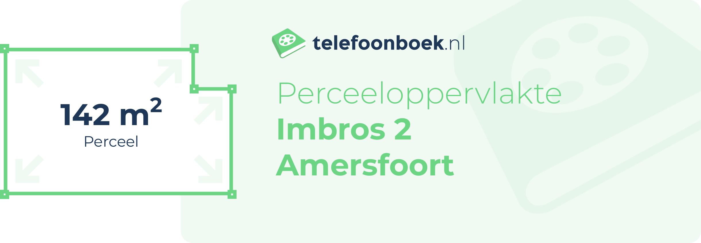 Perceeloppervlakte Imbros 2 Amersfoort