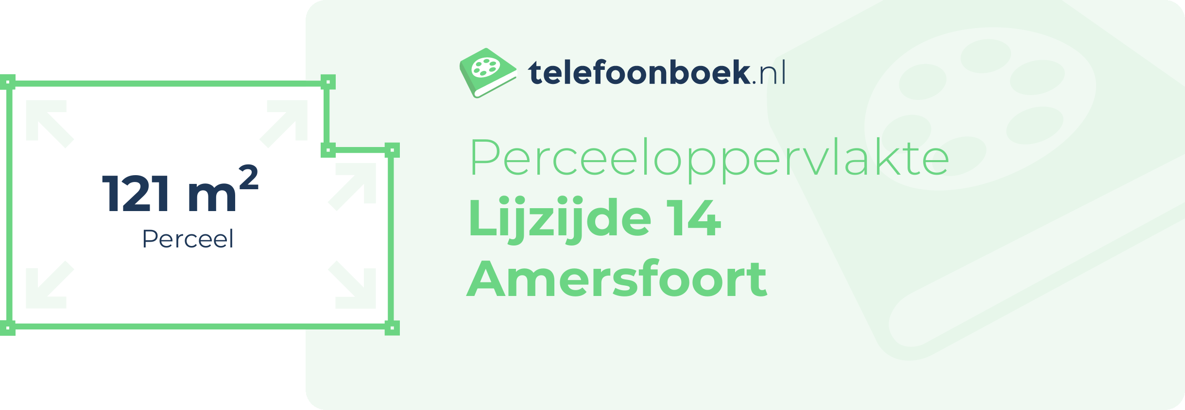 Perceeloppervlakte Lijzijde 14 Amersfoort