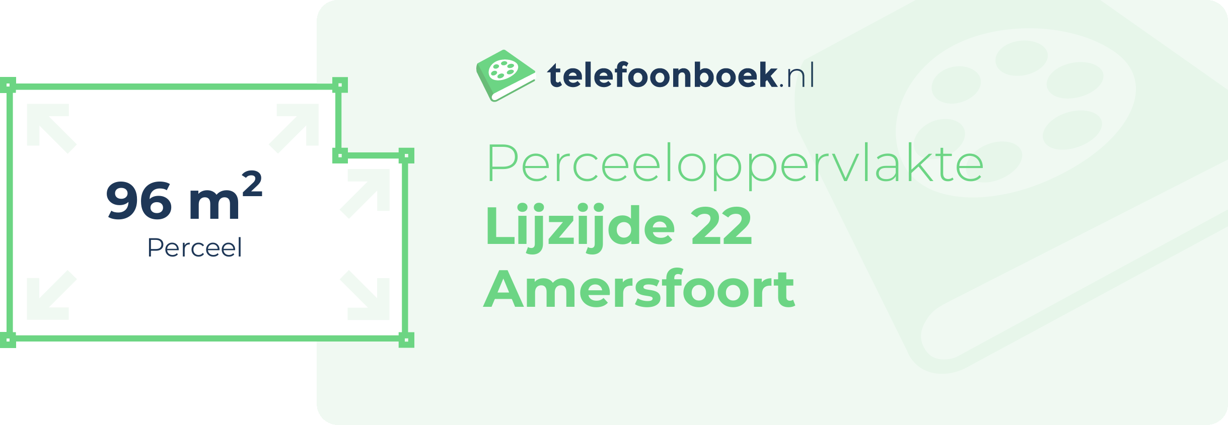 Perceeloppervlakte Lijzijde 22 Amersfoort