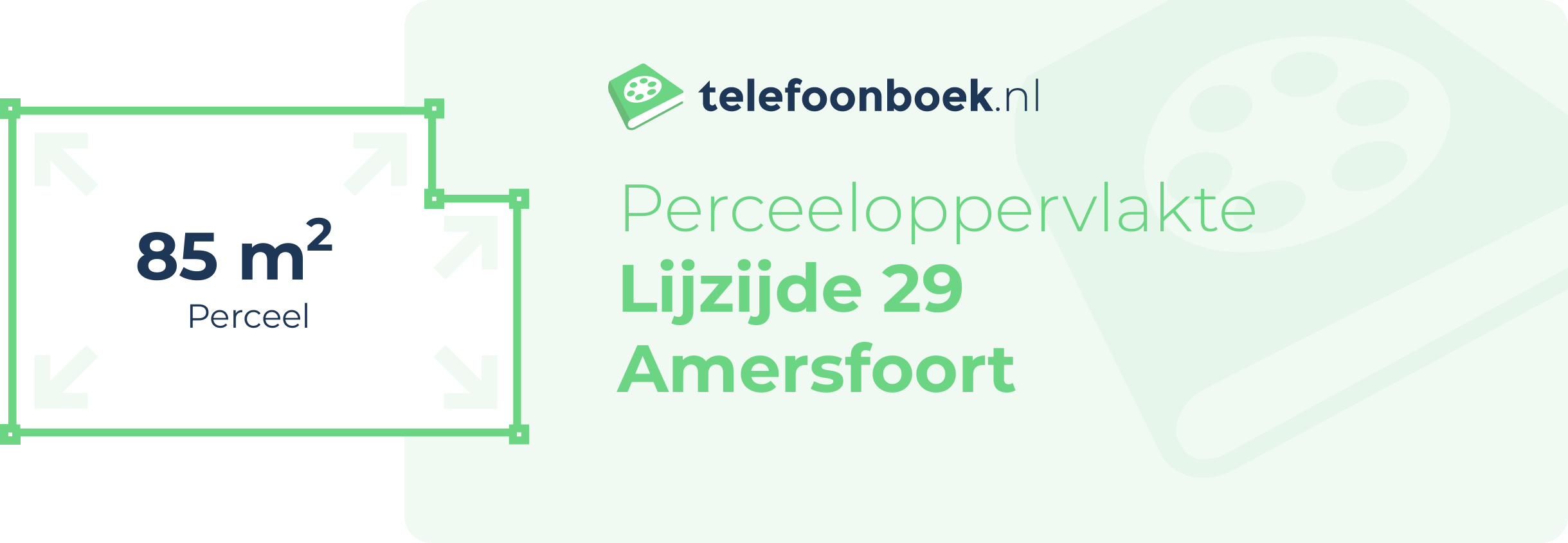 Perceeloppervlakte Lijzijde 29 Amersfoort