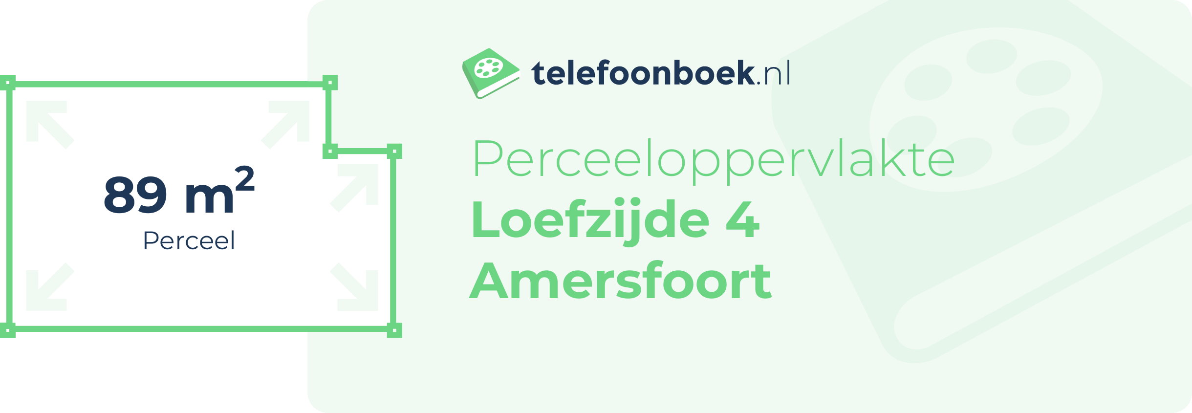 Perceeloppervlakte Loefzijde 4 Amersfoort