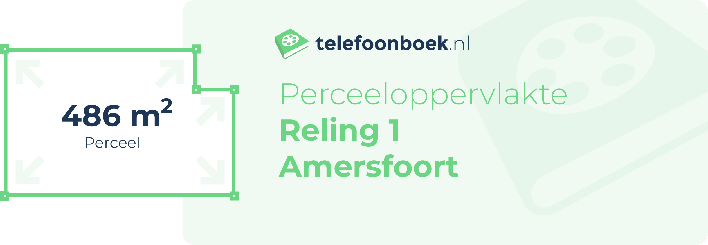 Perceeloppervlakte Reling 1 Amersfoort