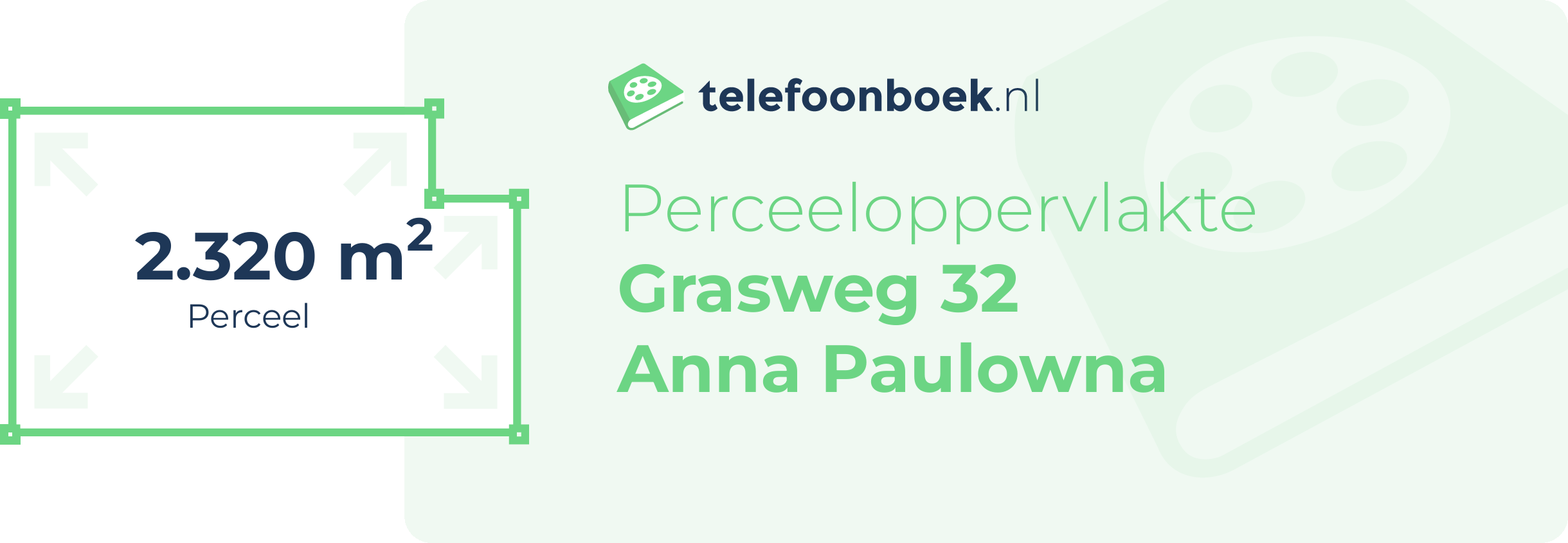 Perceeloppervlakte Grasweg 32 Anna Paulowna