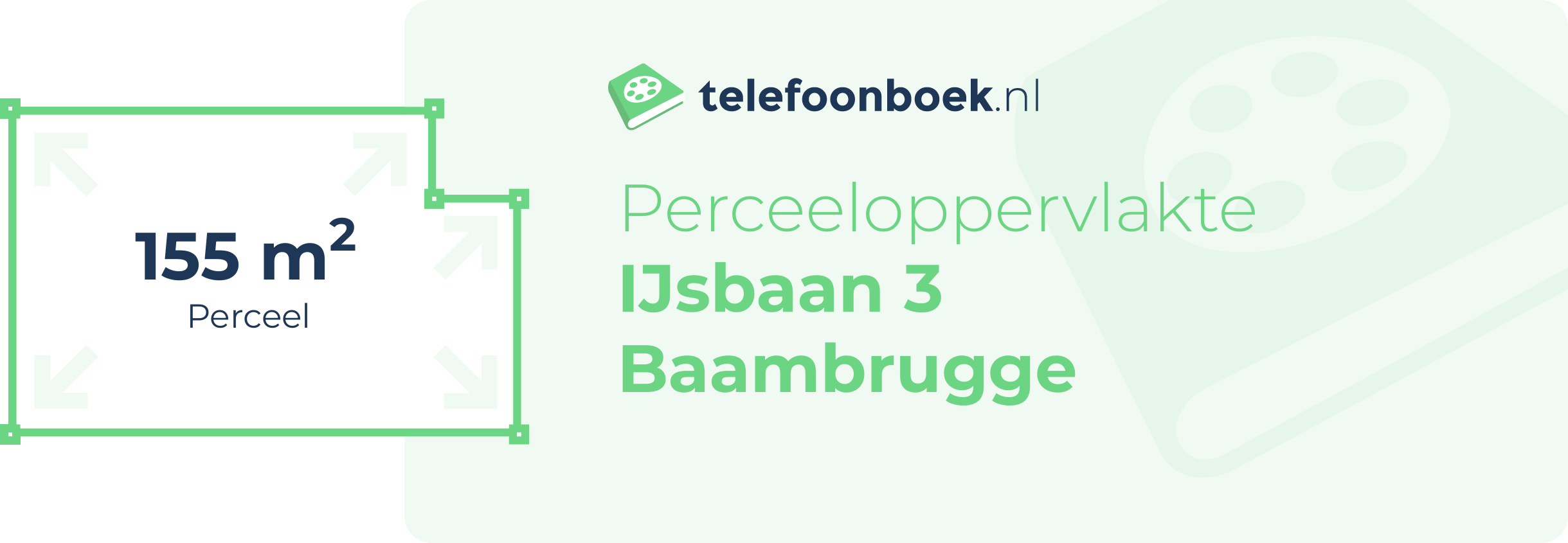 Perceeloppervlakte IJsbaan 3 Baambrugge