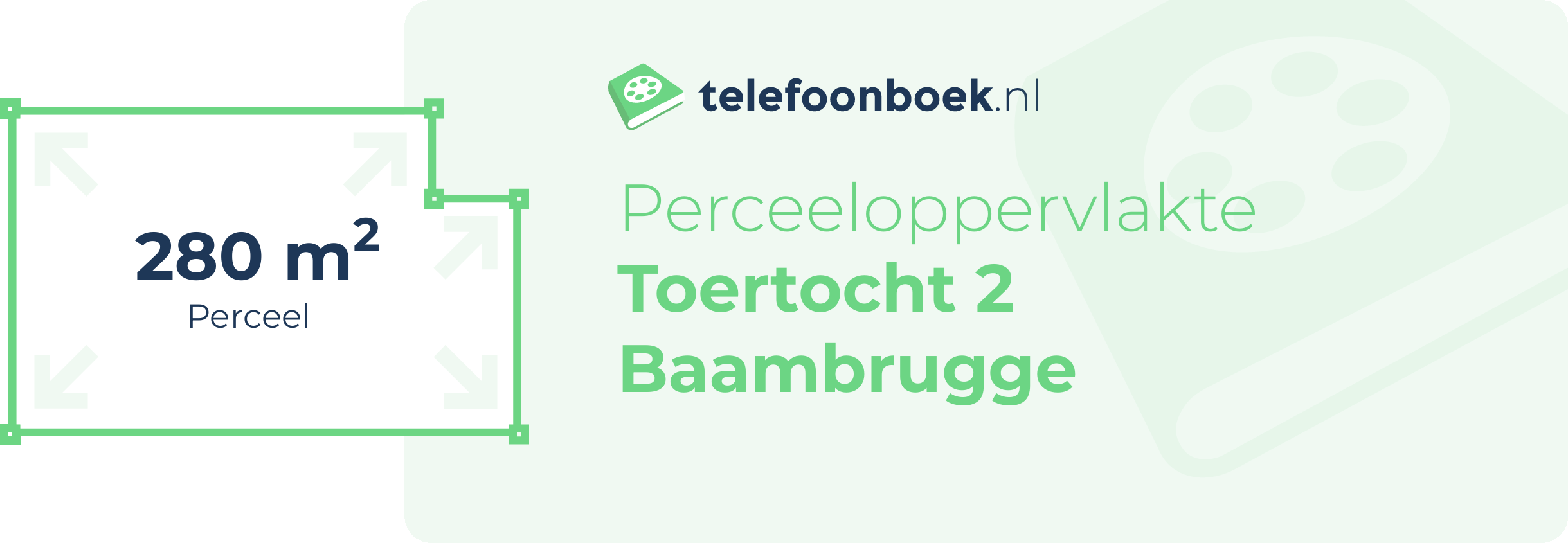 Perceeloppervlakte Toertocht 2 Baambrugge