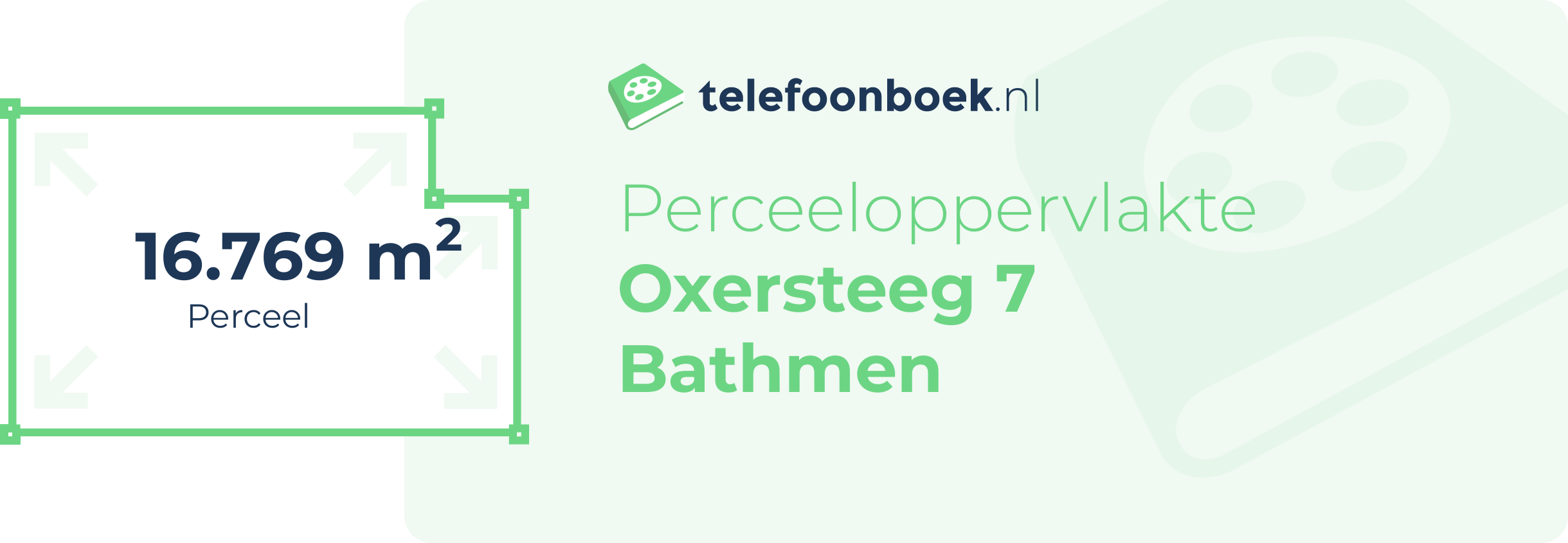 Perceeloppervlakte Oxersteeg 7 Bathmen