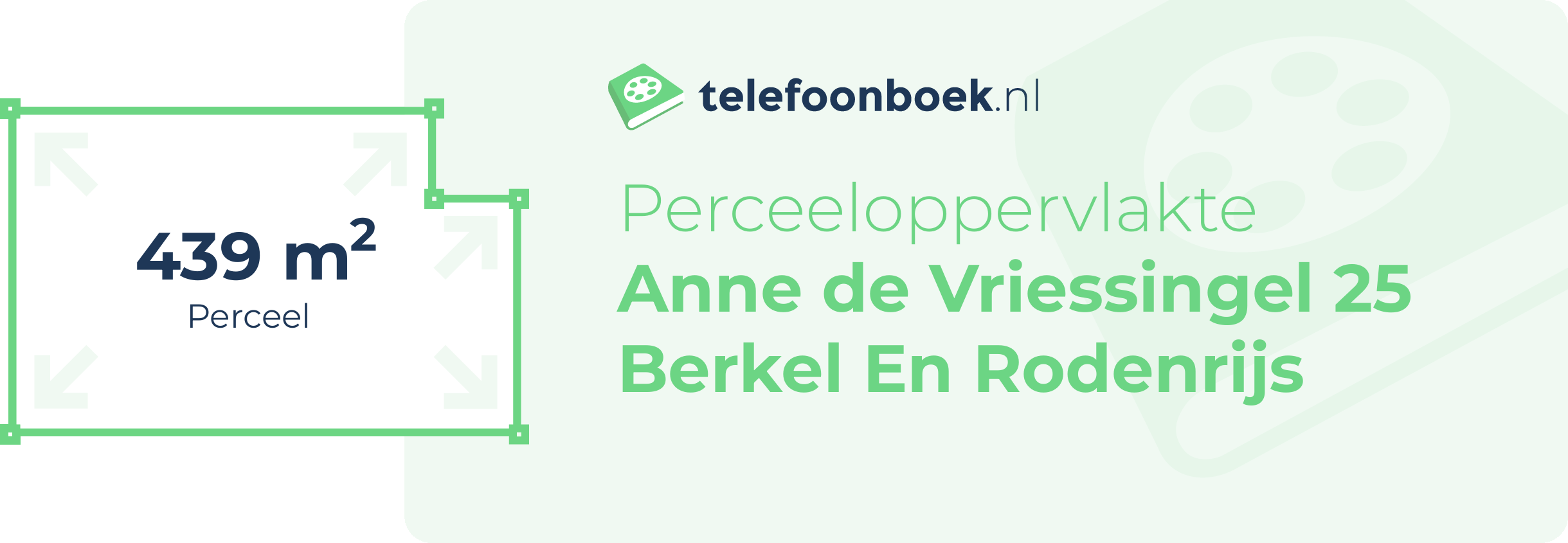 Perceeloppervlakte Anne De Vriessingel 25 Berkel En Rodenrijs