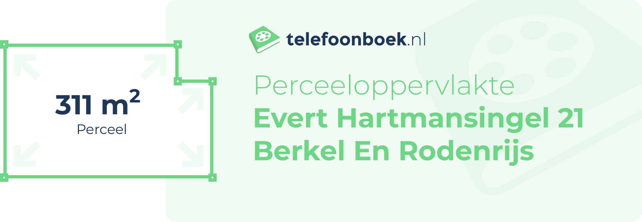 Perceeloppervlakte Evert Hartmansingel 21 Berkel En Rodenrijs