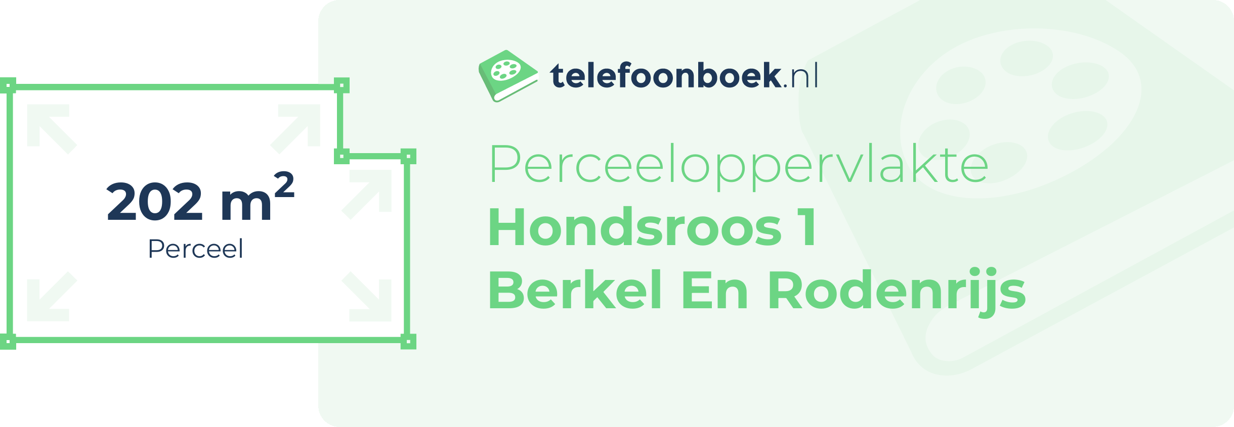 Perceeloppervlakte Hondsroos 1 Berkel En Rodenrijs