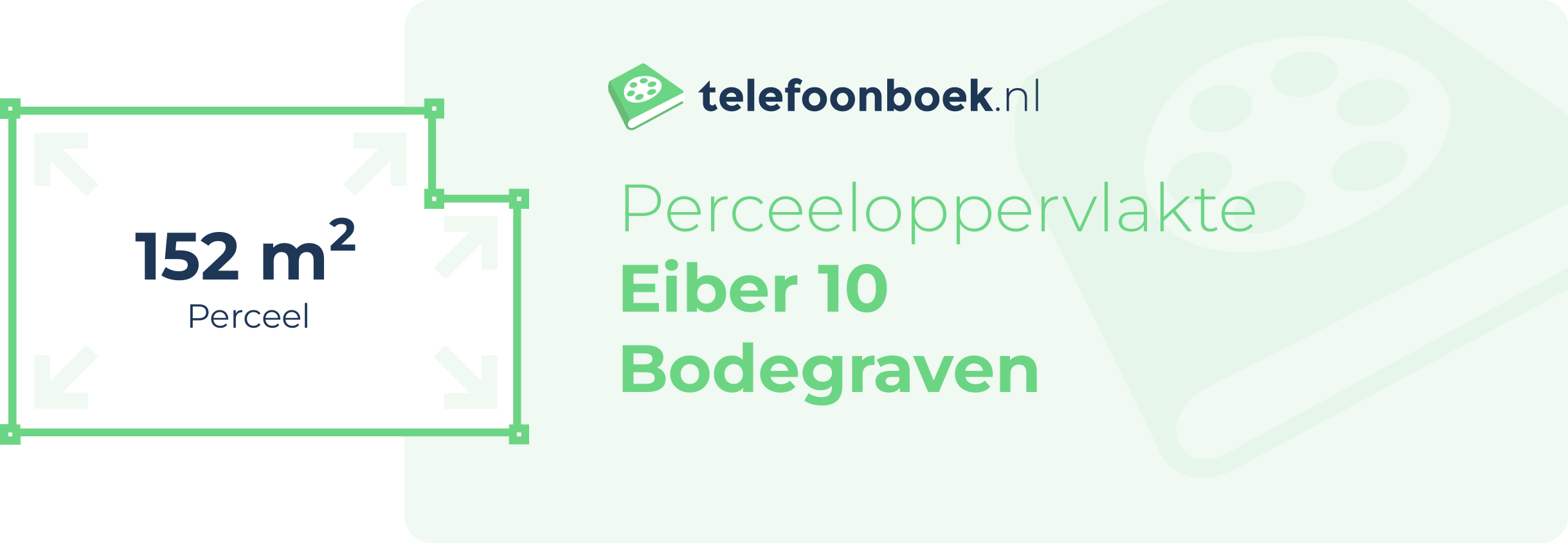 Perceeloppervlakte Eiber 10 Bodegraven