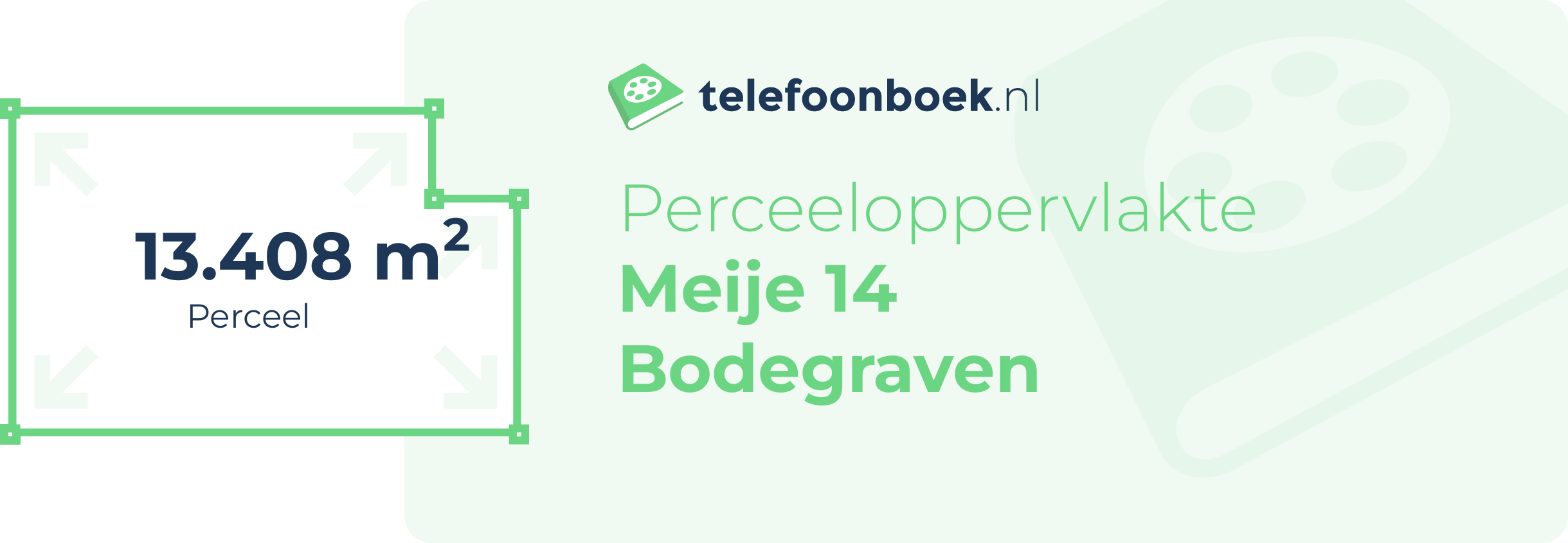 Perceeloppervlakte Meije 14 Bodegraven