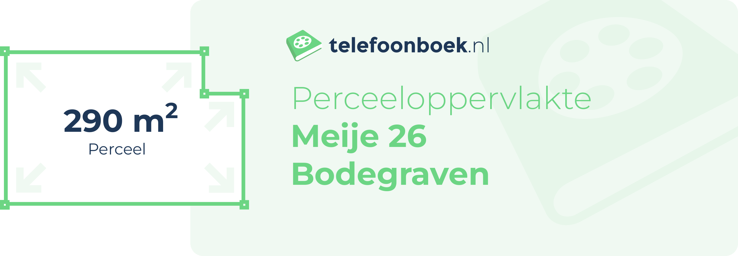 Perceeloppervlakte Meije 26 Bodegraven