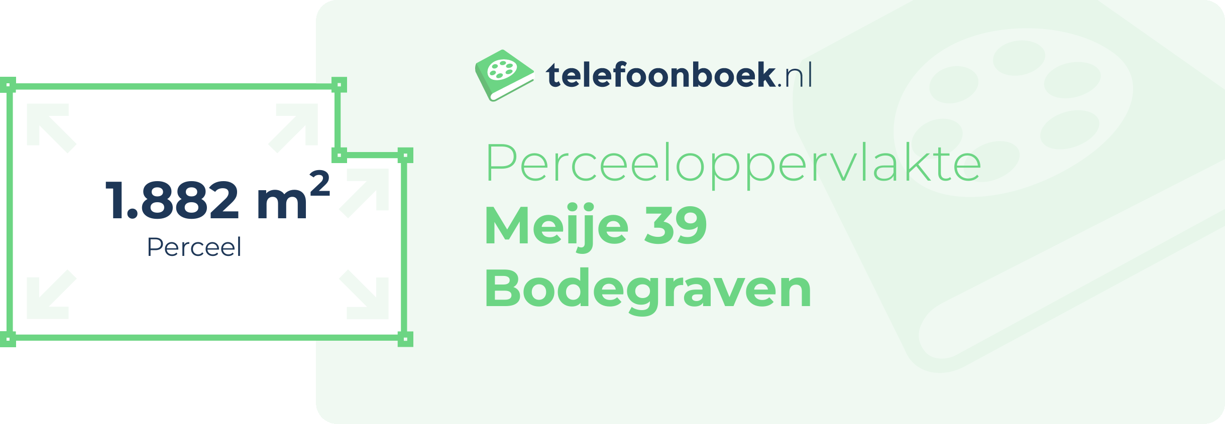 Perceeloppervlakte Meije 39 Bodegraven