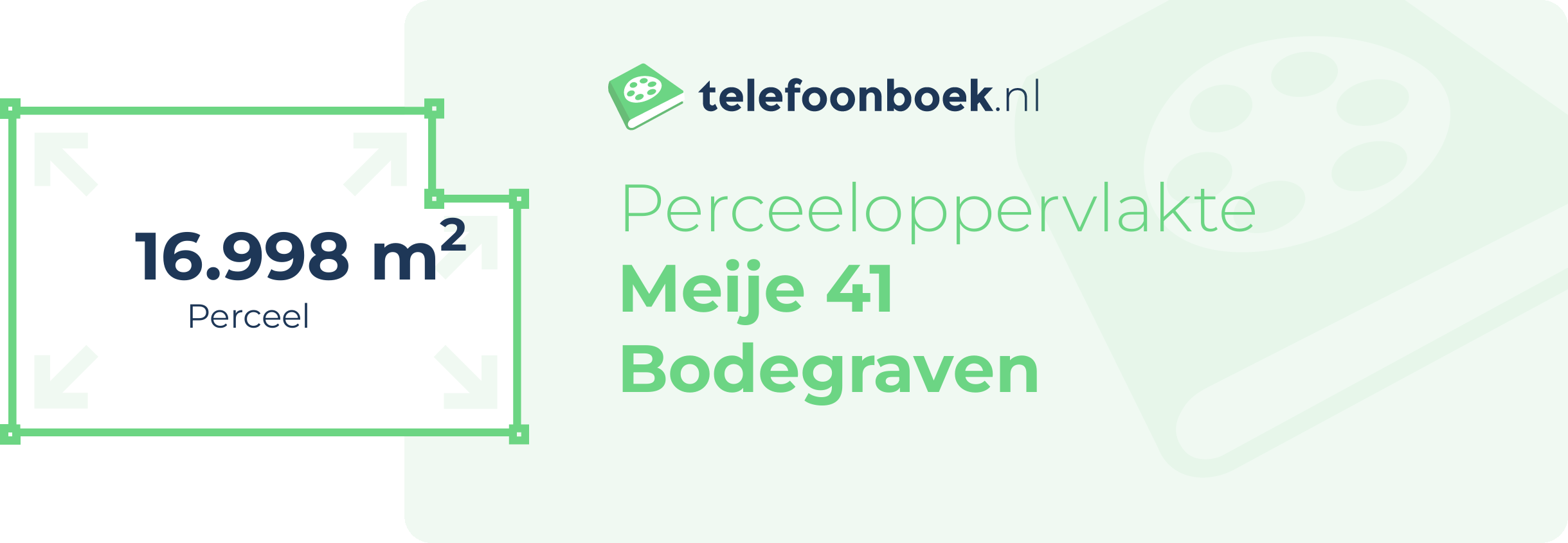 Perceeloppervlakte Meije 41 Bodegraven