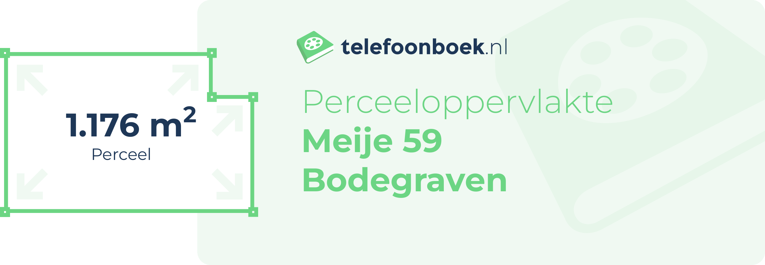 Perceeloppervlakte Meije 59 Bodegraven