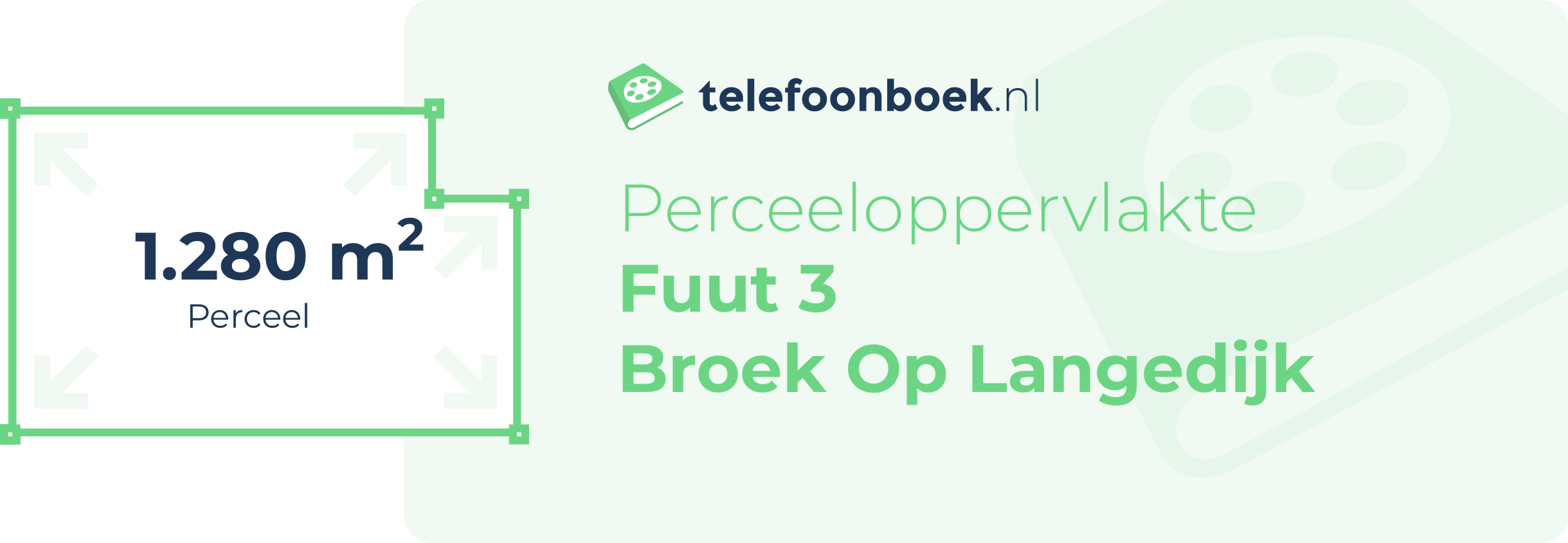 Perceeloppervlakte Fuut 3 Broek Op Langedijk