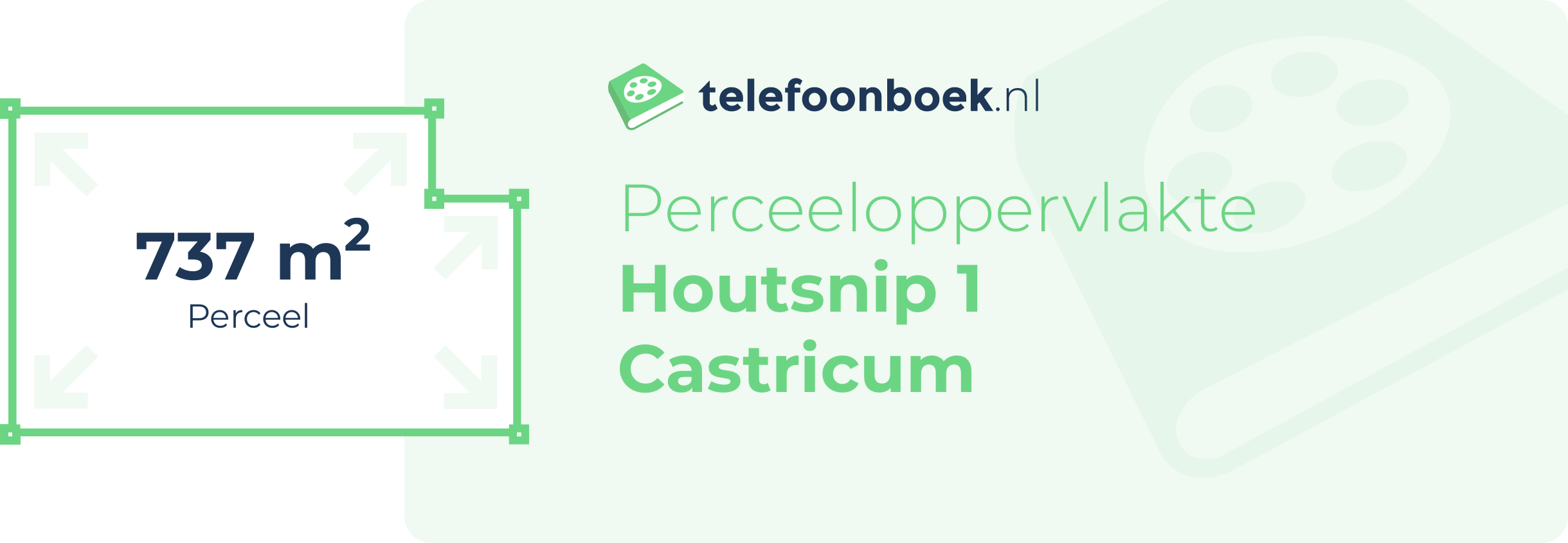 Perceeloppervlakte Houtsnip 1 Castricum