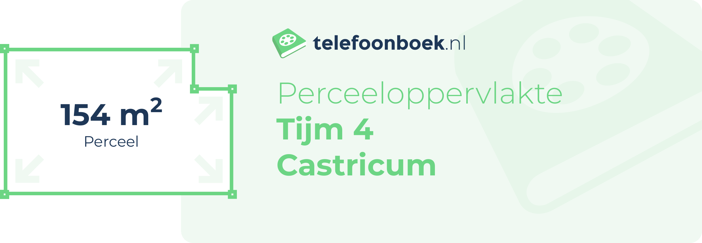 Perceeloppervlakte Tijm 4 Castricum