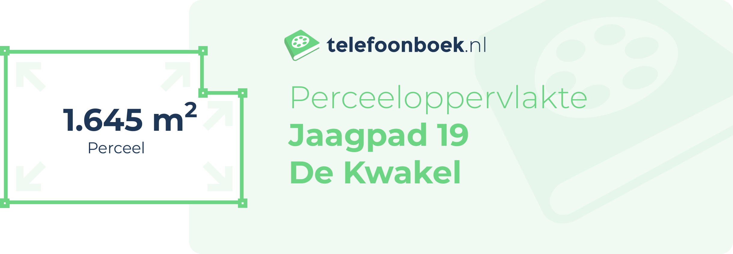 Perceeloppervlakte Jaagpad 19 De Kwakel