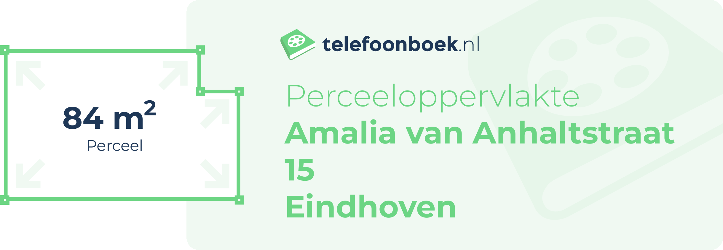 Perceeloppervlakte Amalia Van Anhaltstraat 15 Eindhoven