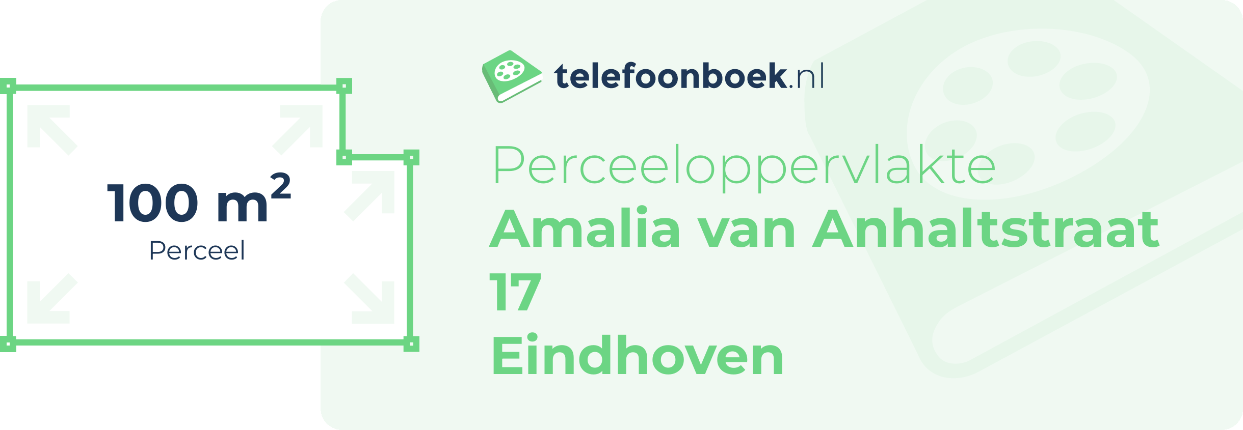 Perceeloppervlakte Amalia Van Anhaltstraat 17 Eindhoven